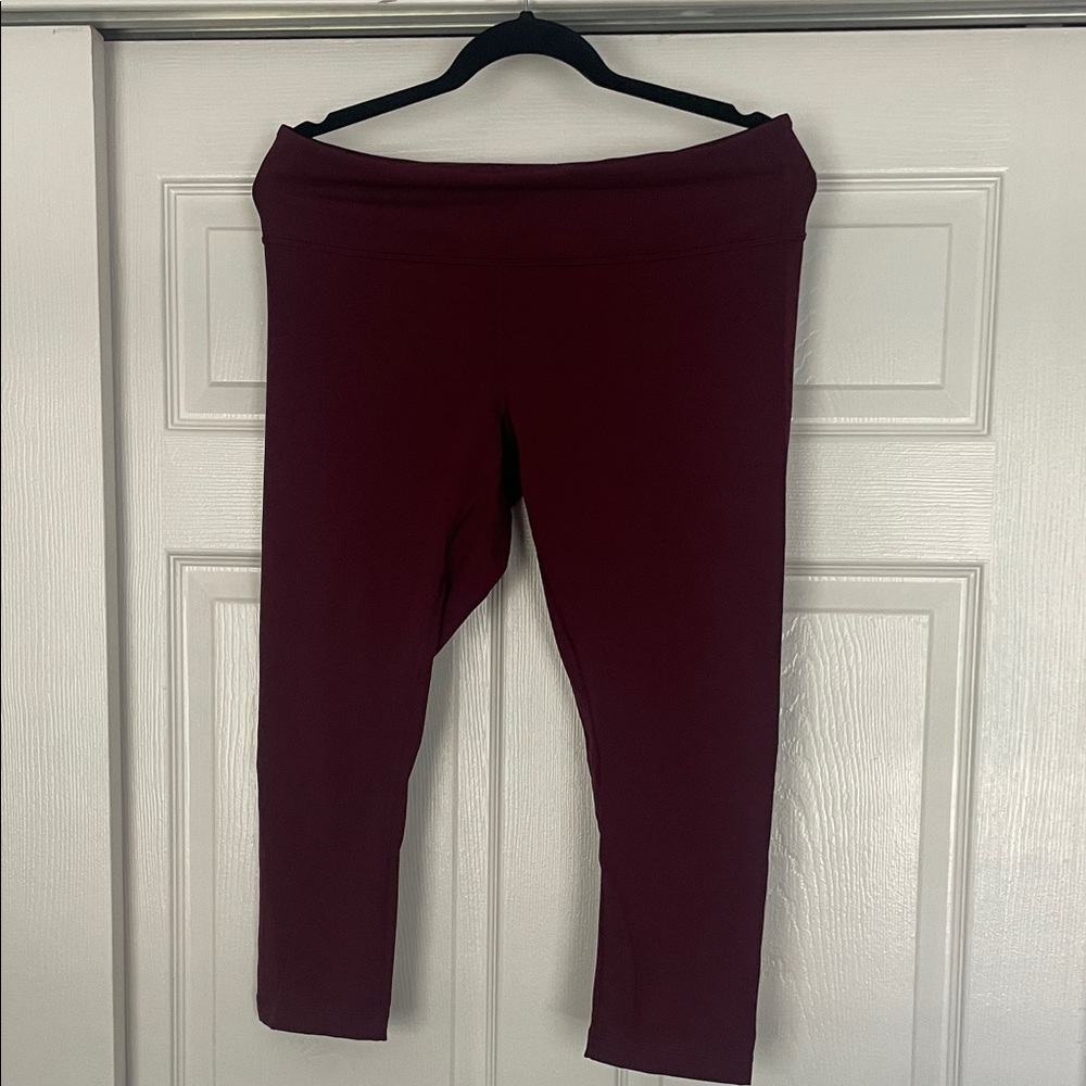 Lululemon Burgundy Leggings